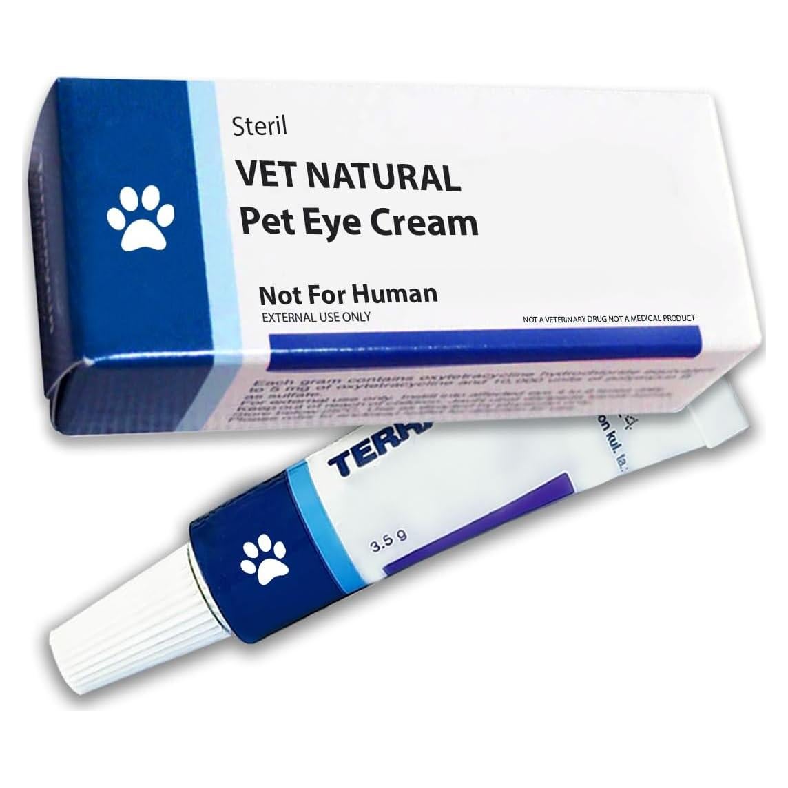 Crema para Ojos de Mascotas GÜLLÜOGLU 3.5g - Bálsamo Herbal Hidratante