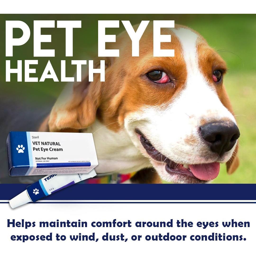 Crema para Ojos de Mascotas GÜLLÜOGLU 3.5g - Bálsamo Herbal Hidratante