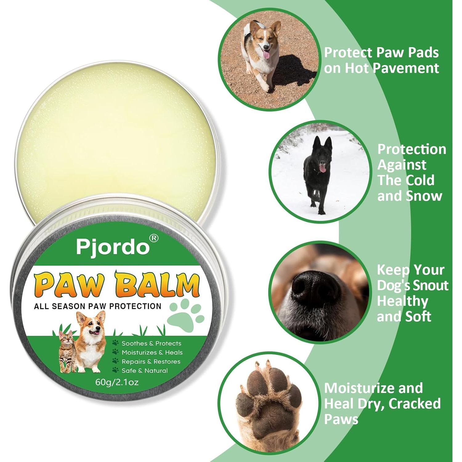 Limpiador de patas de perro Pjordo con bálsamo hidratante 408g