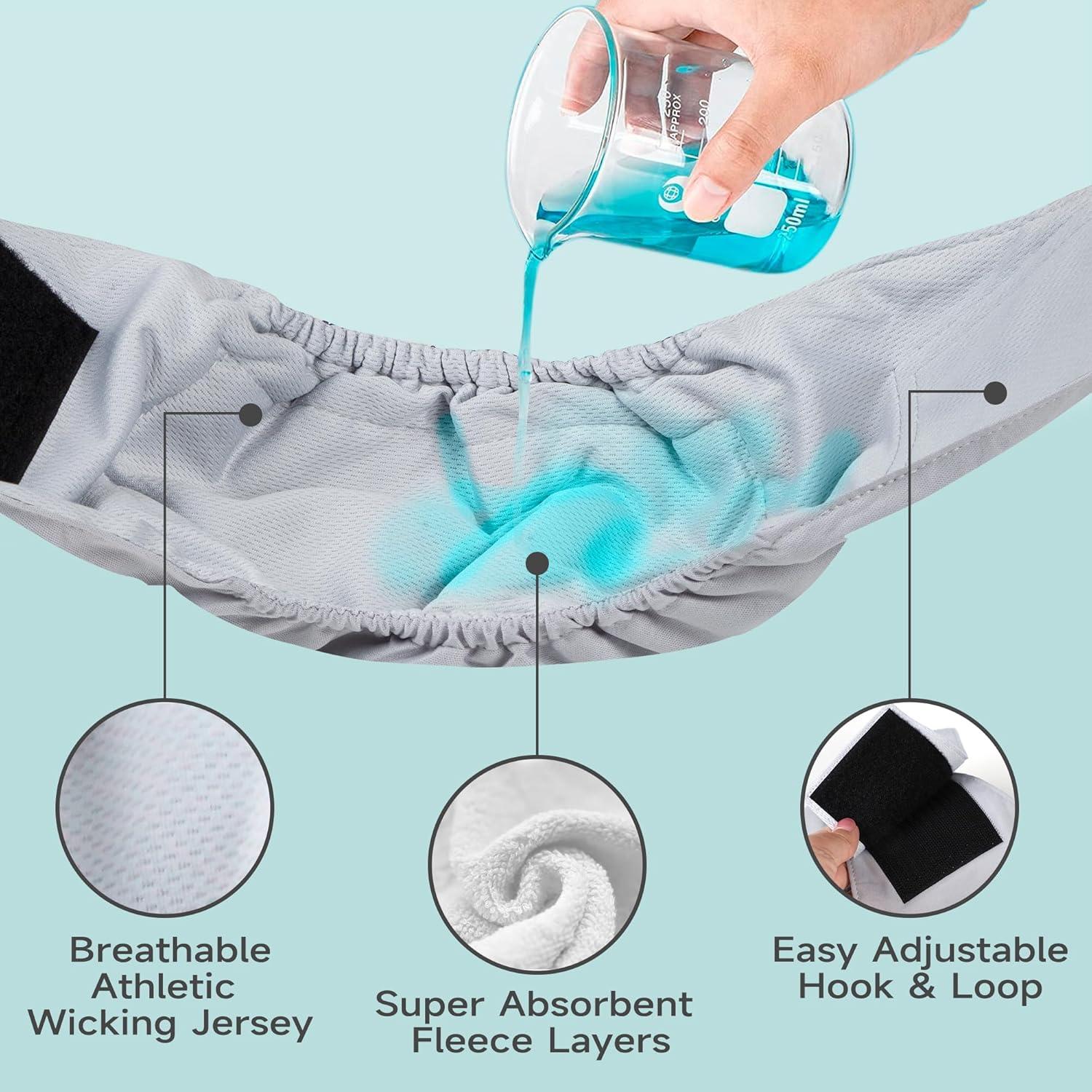 Pañales para Perros Machos Tuiskusa, 5 Unidades Reutilizables