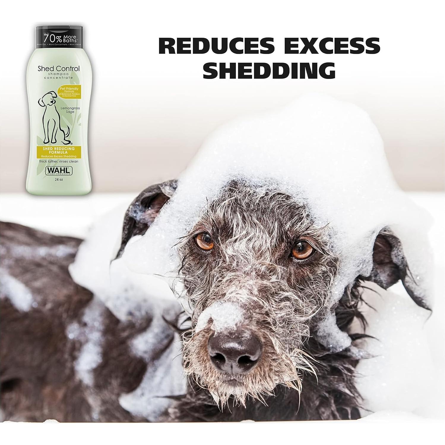 Champú para perros Wahl Control de caída 24 Oz - Hierba de limón y salvia