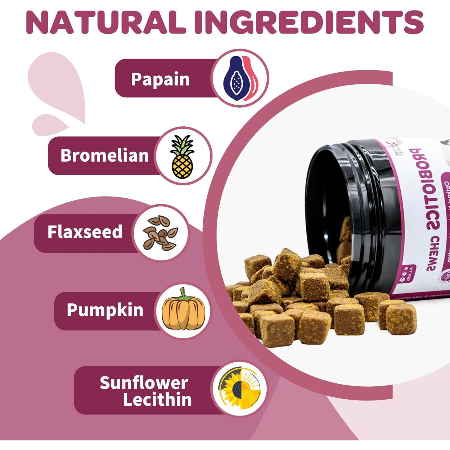 Probioticos para Perros NATURE TARGET 120 Masticables Pollo