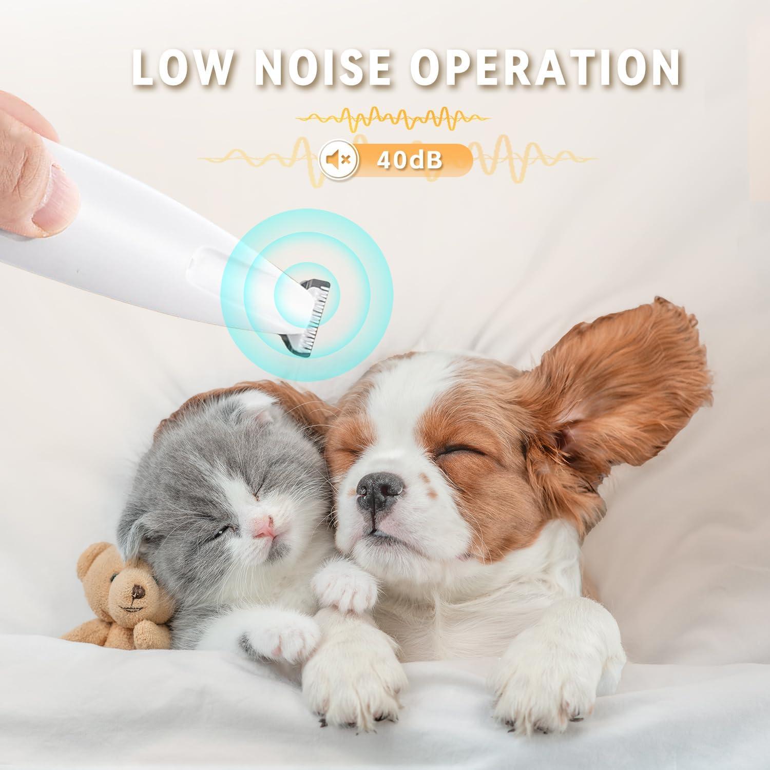 Recortador de Precisión para Mascotas MOONEON USB Impermeable