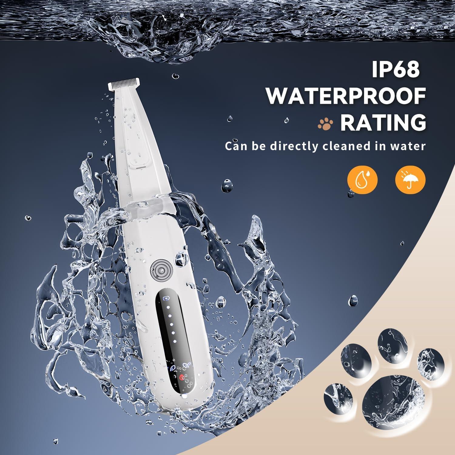 Recortador de Precisión para Mascotas MOONEON USB Impermeable