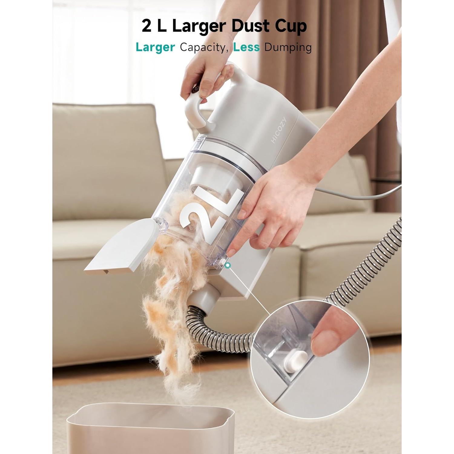 Aspiradora para Mascotas HiCOZY S1+ 12000Pa Silenciosa 50dB