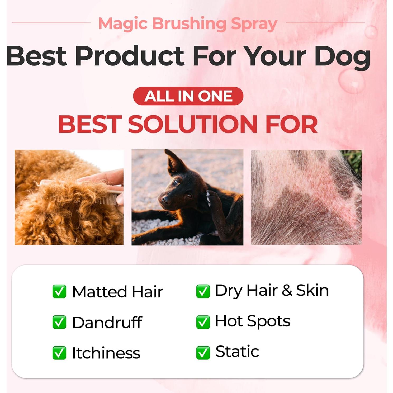 Spray Desenredante y Desodorante JAYU PET 170ml para Perros y Gatos