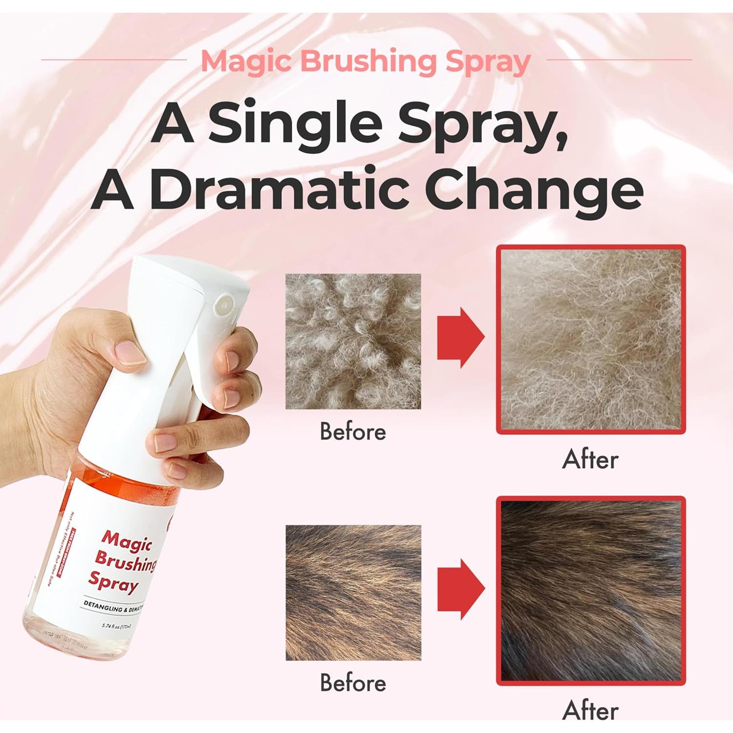 Spray Desenredante y Desodorante JAYU PET 170ml para Perros y Gatos