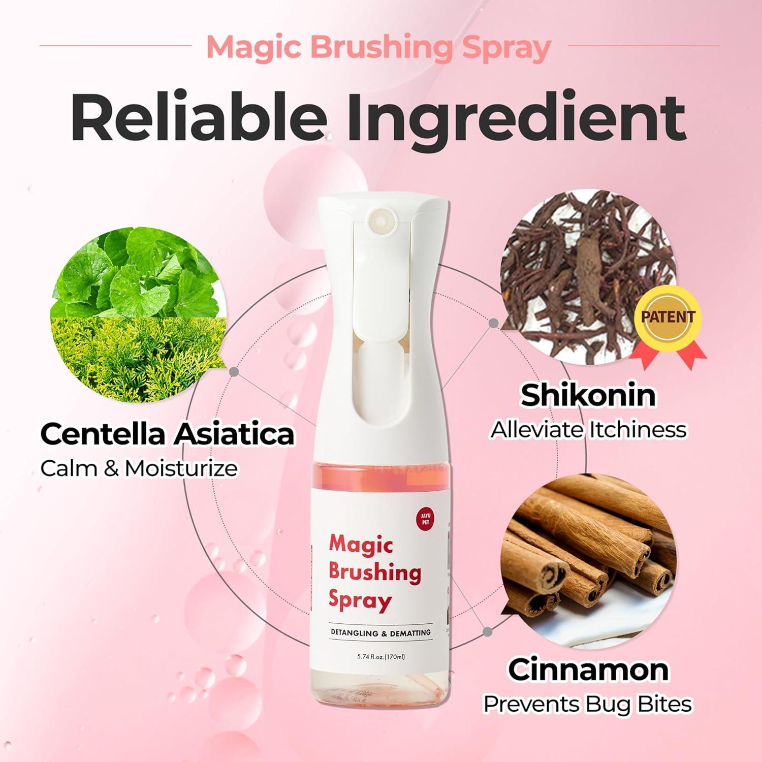 Spray Desenredante y Desodorante JAYU PET 170ml para Perros y Gatos