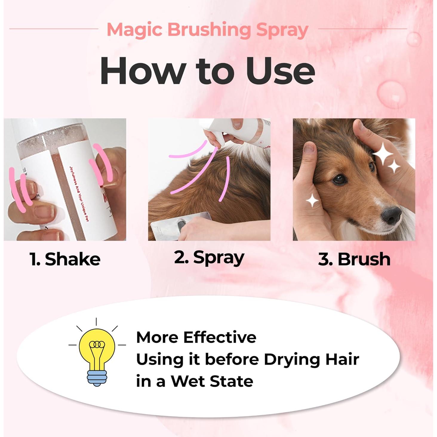 Spray Desenredante y Desodorante JAYU PET 170ml para Perros y Gatos