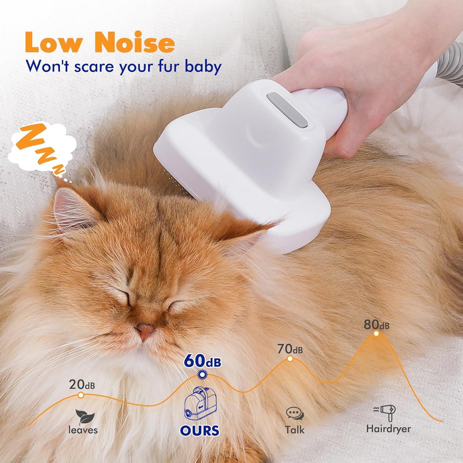 Kit de Aseo para Perros Rywell PG10, Aspiradora 12000Pa 1.5L