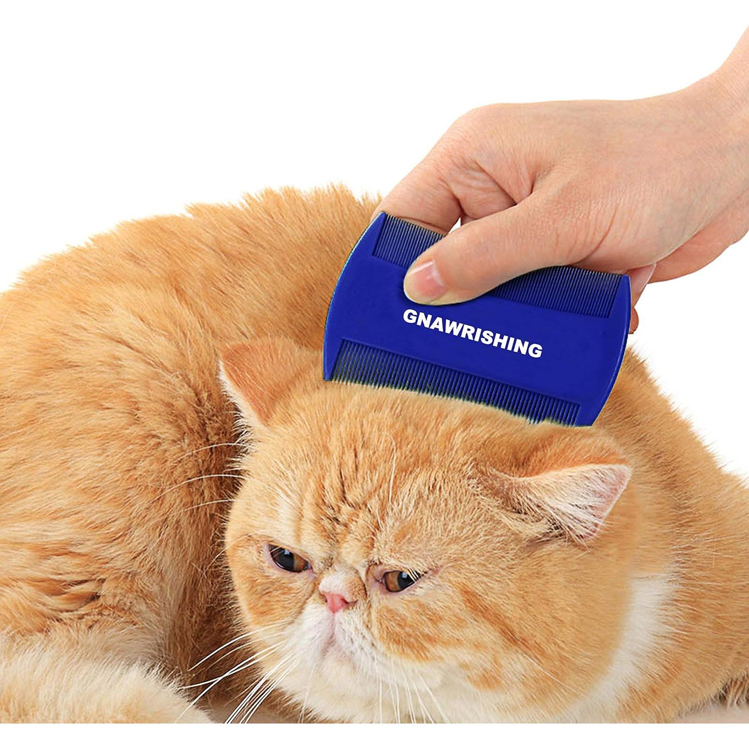 Juego de Peines para Aseo de Mascotas GNAWRISHING 4Pcs