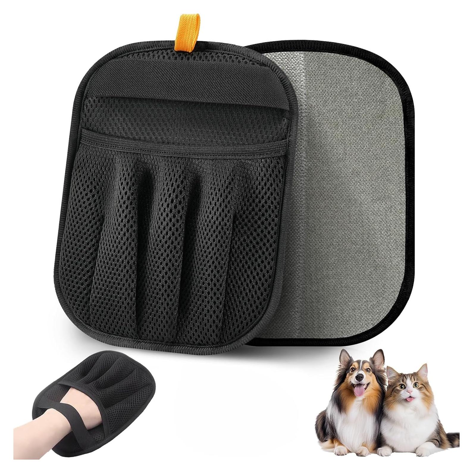 Guantes Removedores de Pelo de Mascota Salhap - Electroestáticos 23.5x17cm