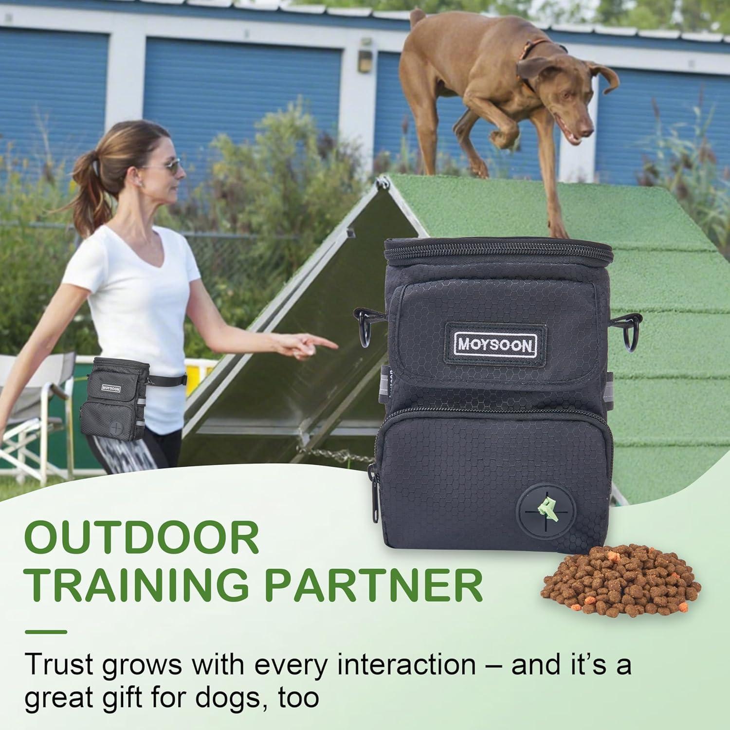 Bolsa de Entrenamiento para Perros Moysoon - Multi-Bolsillo Impermeable