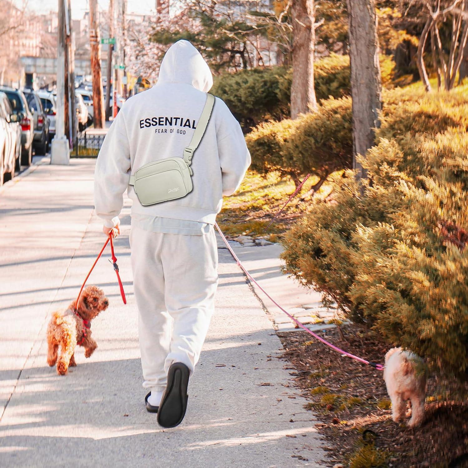 Bolsa de Entrenamiento para Perros Runlight Caqui 21.96x16x6.99cm