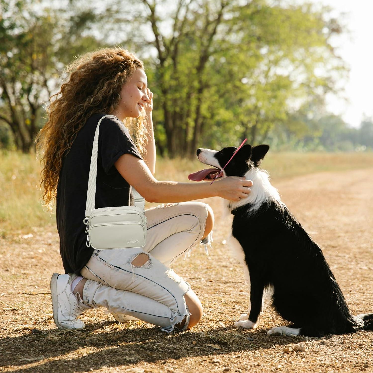 Bolsa de Entrenamiento para Perros Runlight Caqui 21.96x16x6.99cm