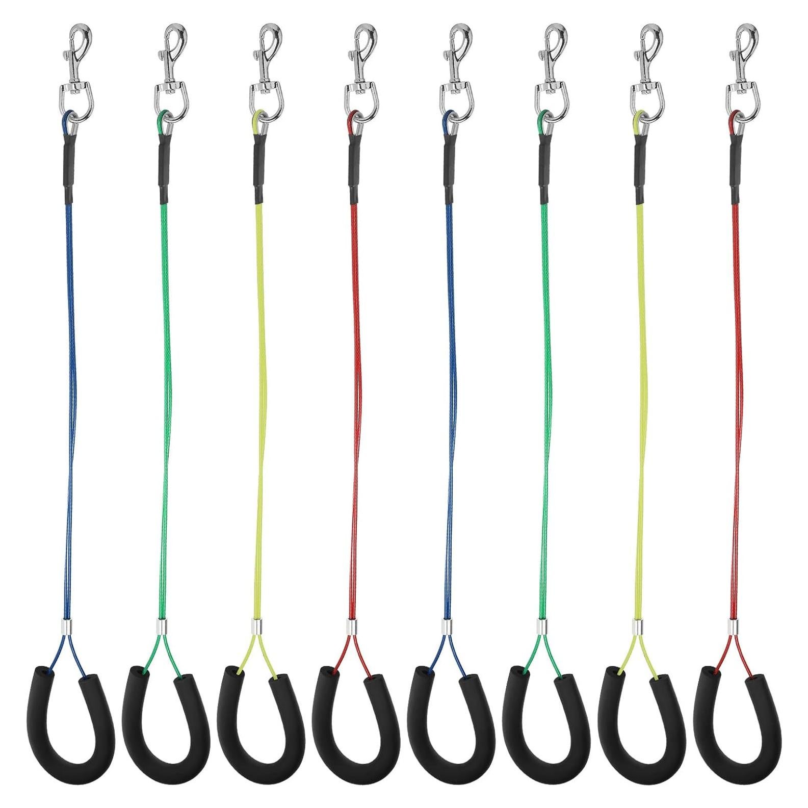 Lazos de Aseo para Perros Chunful - 8 Piezas Ajustables 62 cm