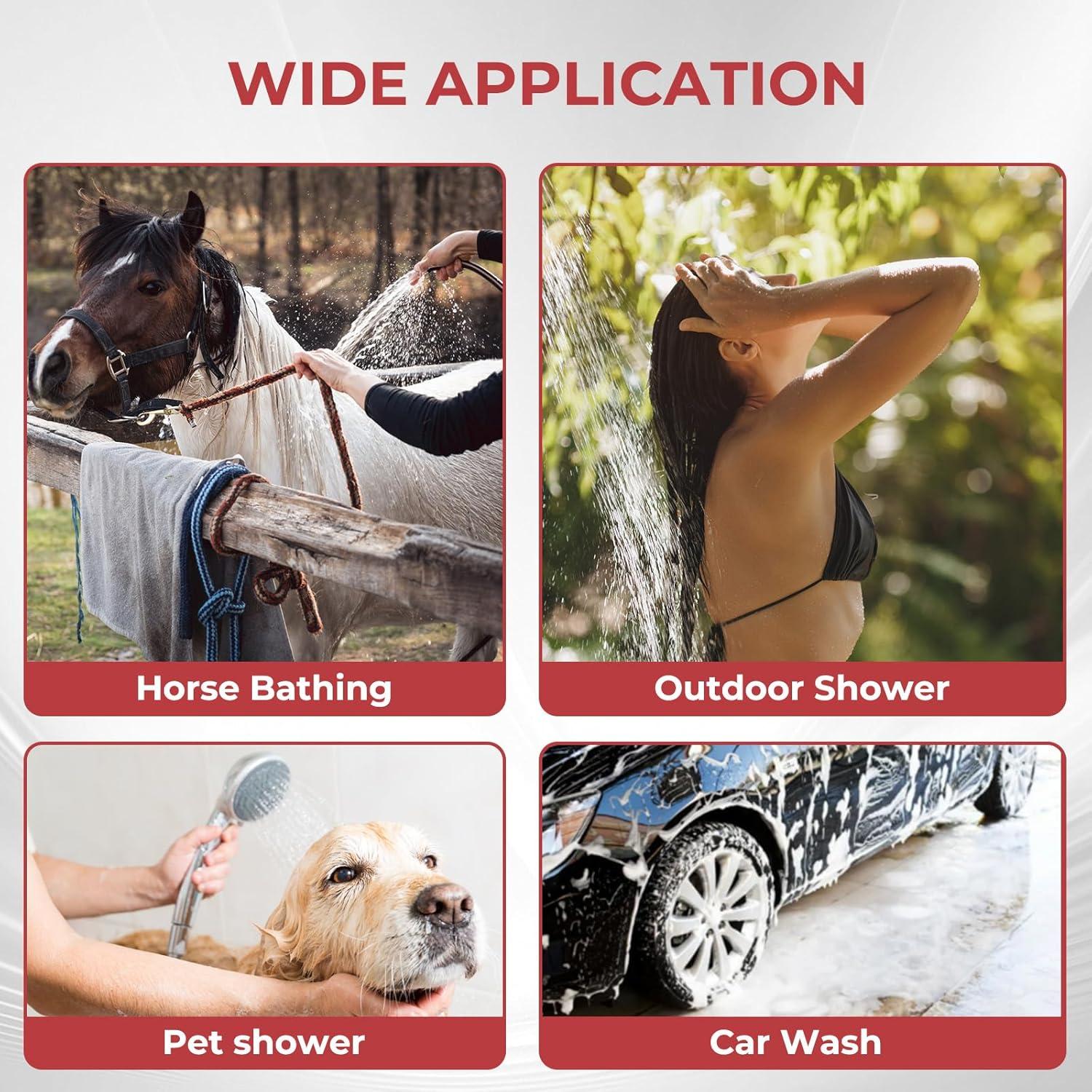 Manguera de Jardín 3.5m con Dispensador de Jabón Camplux