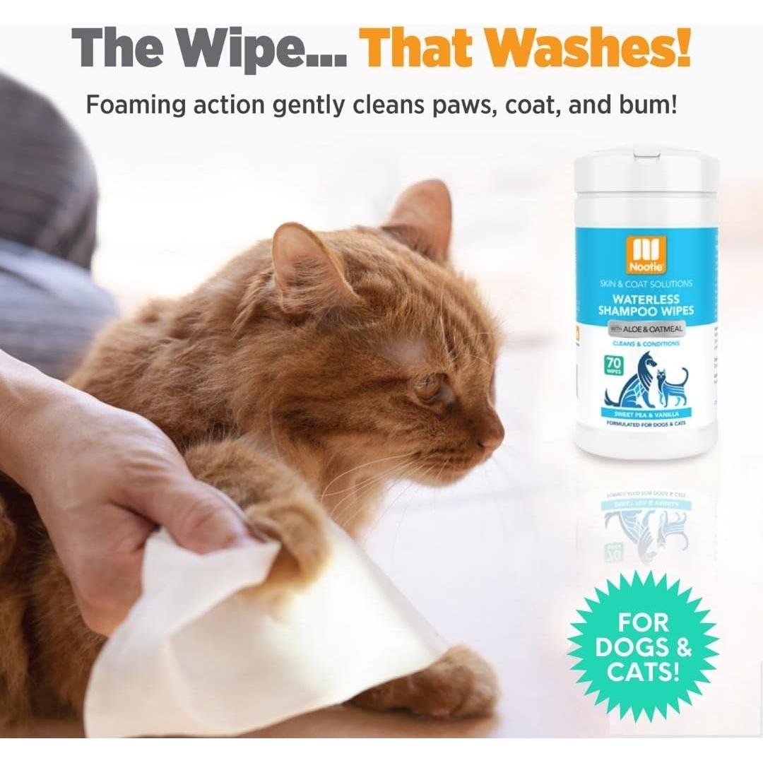 Toallitas de Champú Sin Agua Nootie 70 Unidades Guisante Dulce