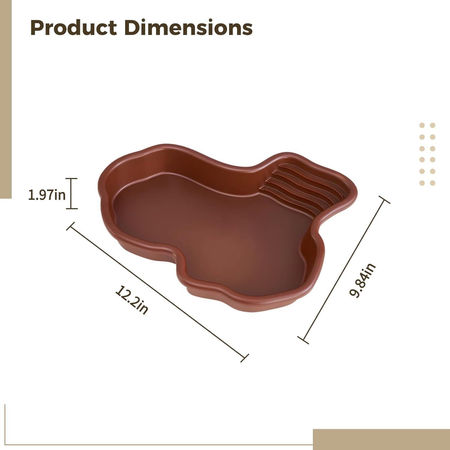 Piscina para Reptiles Homaisson Extra Grande 35.88x27.99cm