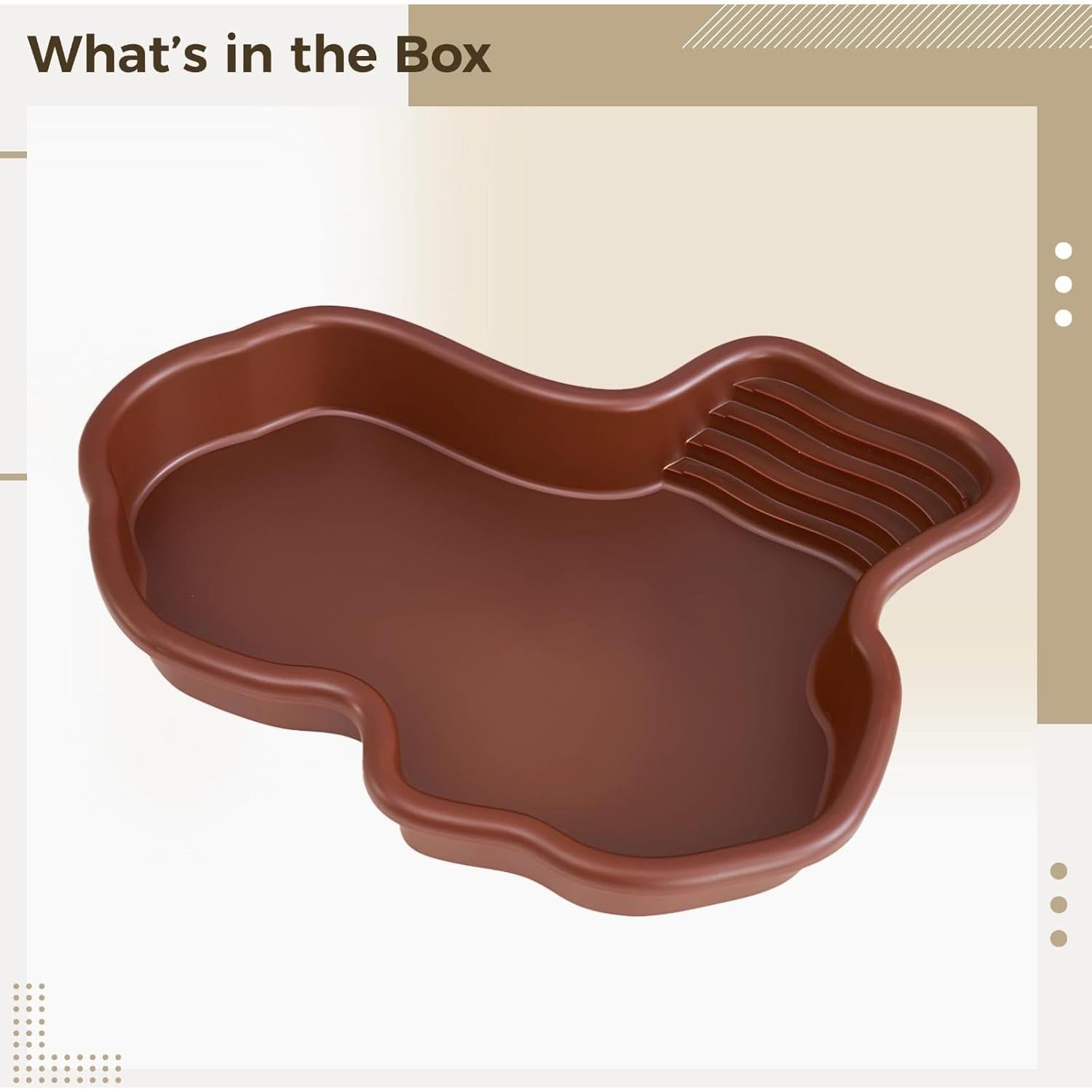 Piscina para Reptiles Homaisson Extra Grande 35.88x27.99cm