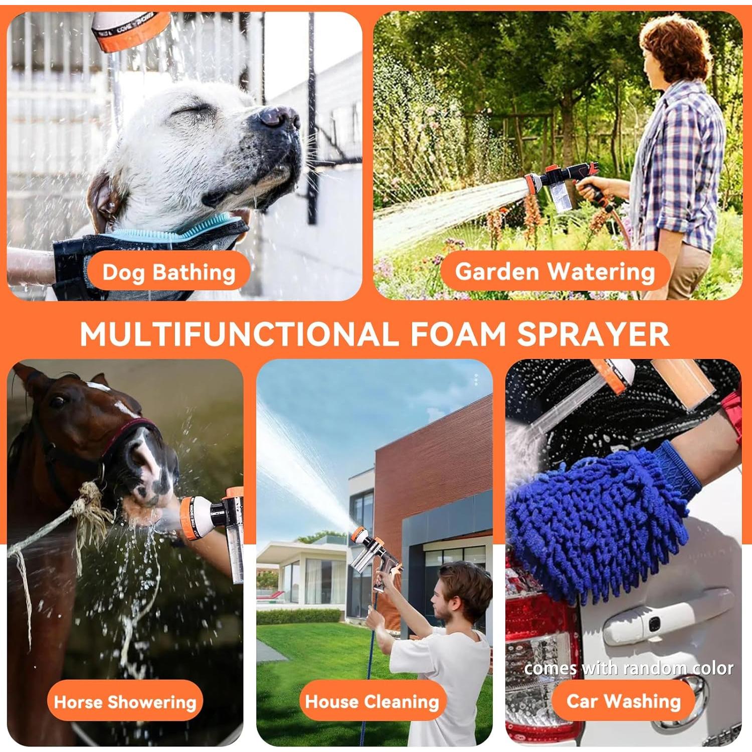 Boquilla de Manguera para Lavado de Perros AYBBSHOW 10 Modos