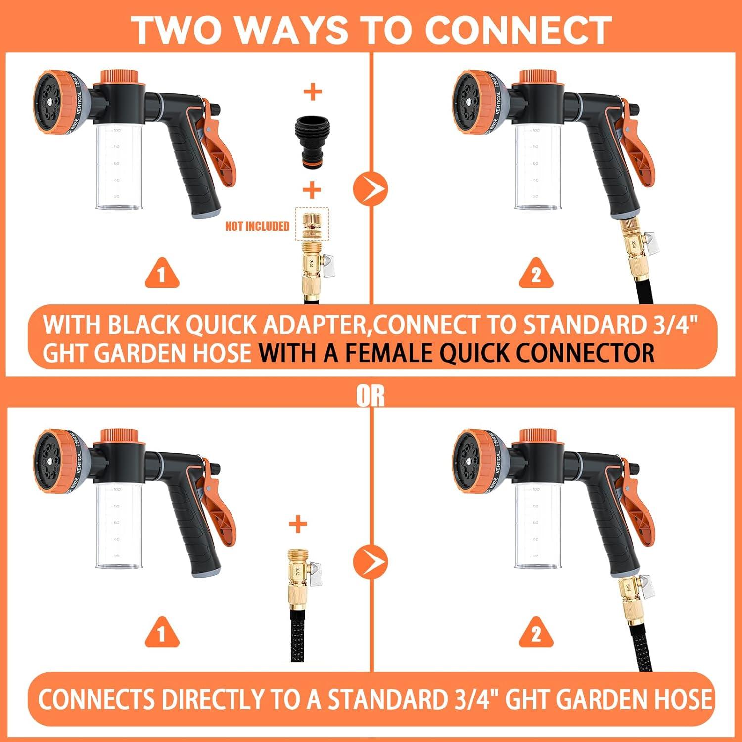 Boquilla de Manguera para Lavado de Perros AYBBSHOW 10 Modos