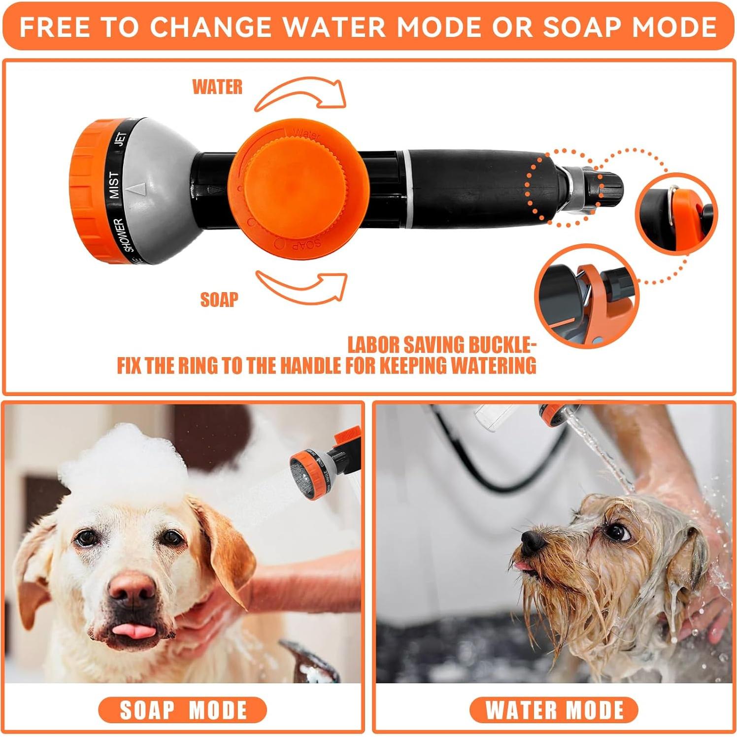 Boquilla de Manguera para Lavado de Perros AYBBSHOW 10 Modos