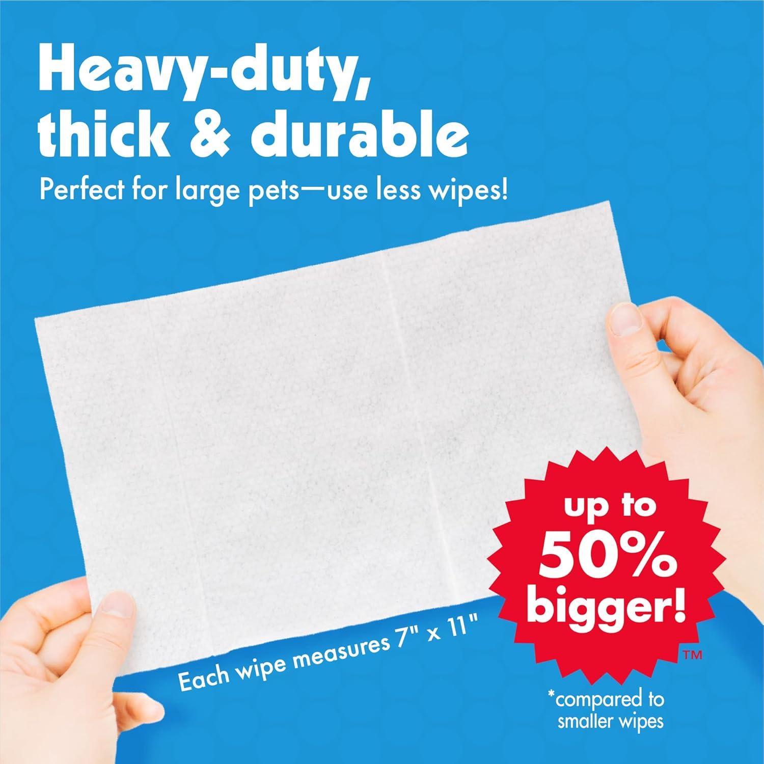 Toallitas para Mascotas Petkin 100 Unidades 17.78x27.94 cm