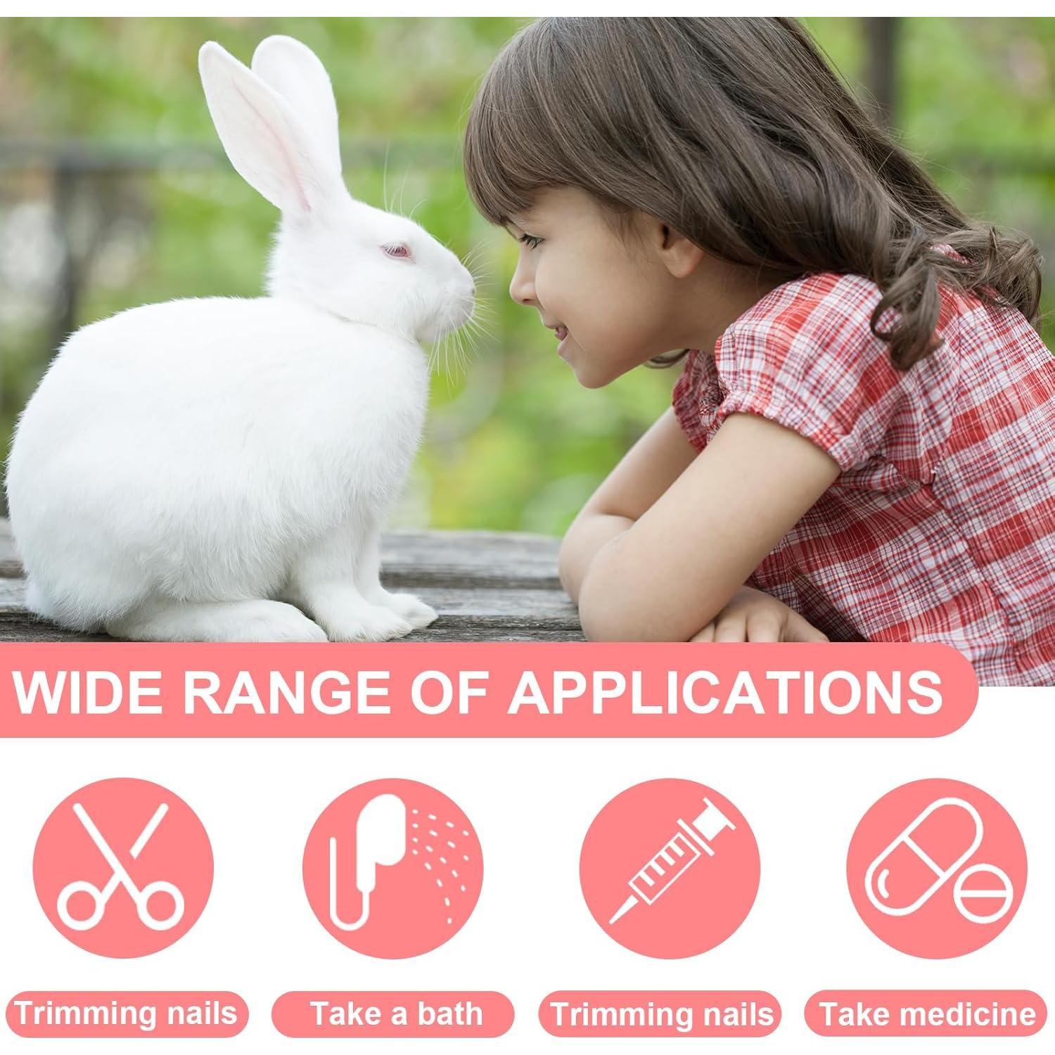 Bolsa de Aseo para Conejos LUKHMELF con Cortauñas LED