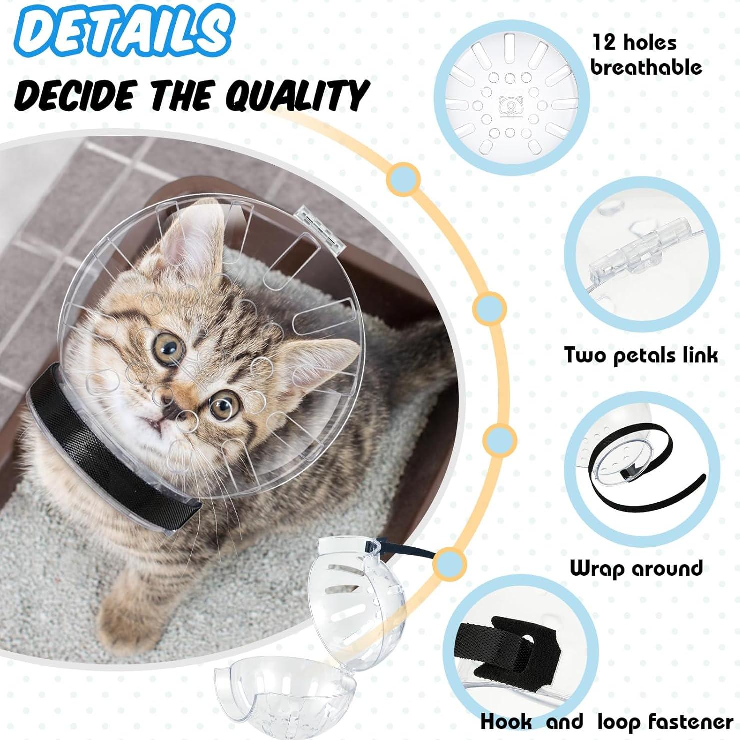 Kit de Aseo para Gatos Patelai 8 Piezas con Bozal y Bolsa