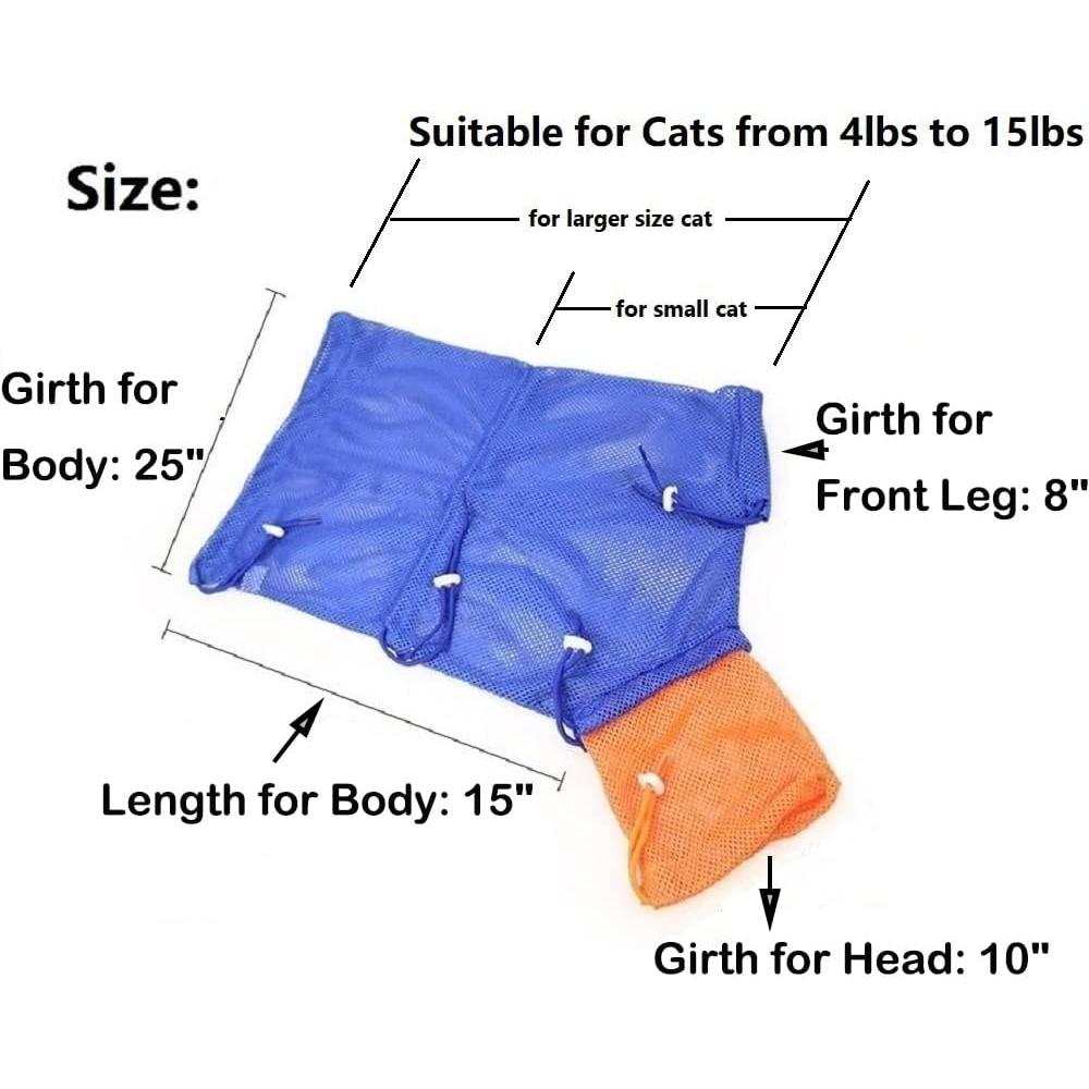 Bolsa de Aseo para Gatos FAMOORE Suave y Resistente 6.8 kg