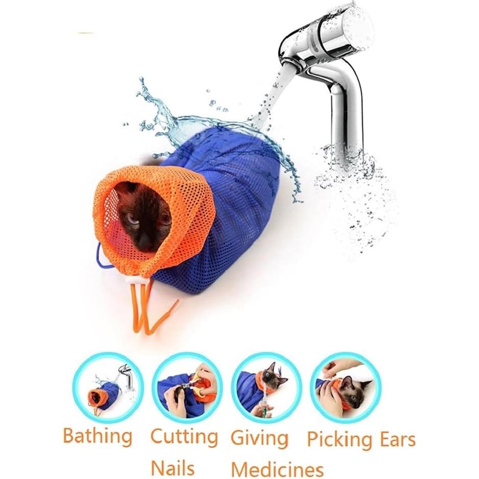 Bolsa de Aseo para Gatos FAMOORE Suave y Resistente 6.8 kg