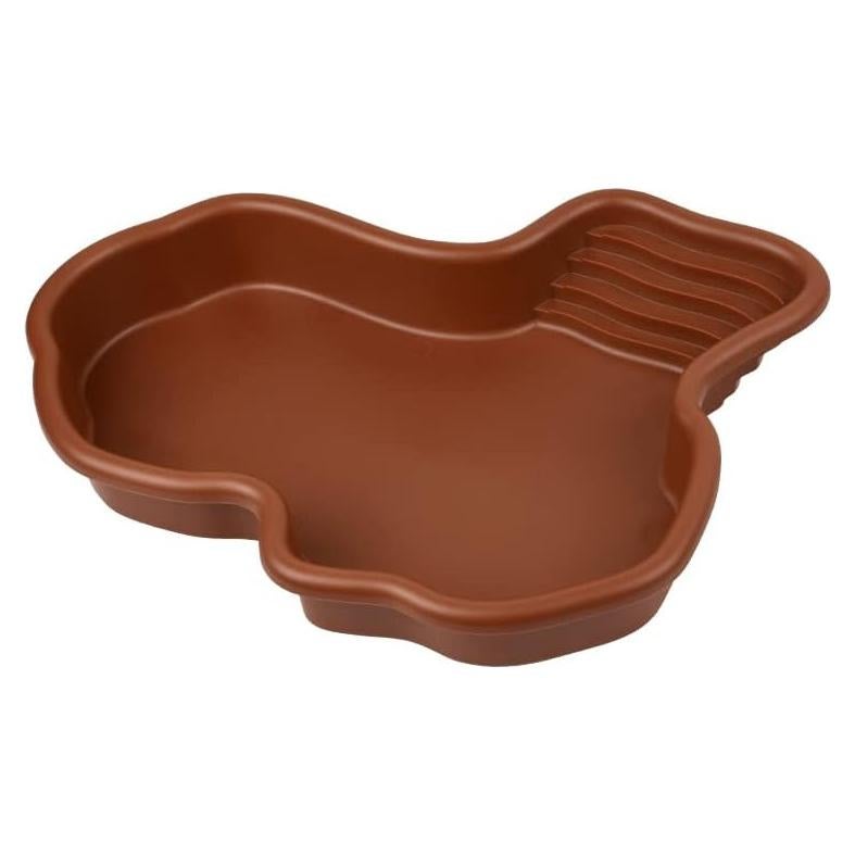 Tazón de Baño para Reptiles Flushbay 34x25cm Marrón