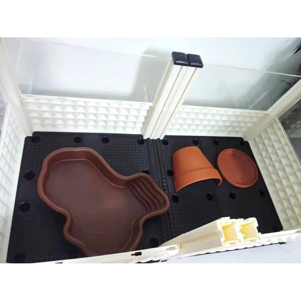 Tazón de Baño para Reptiles Flushbay 34x25cm Marrón