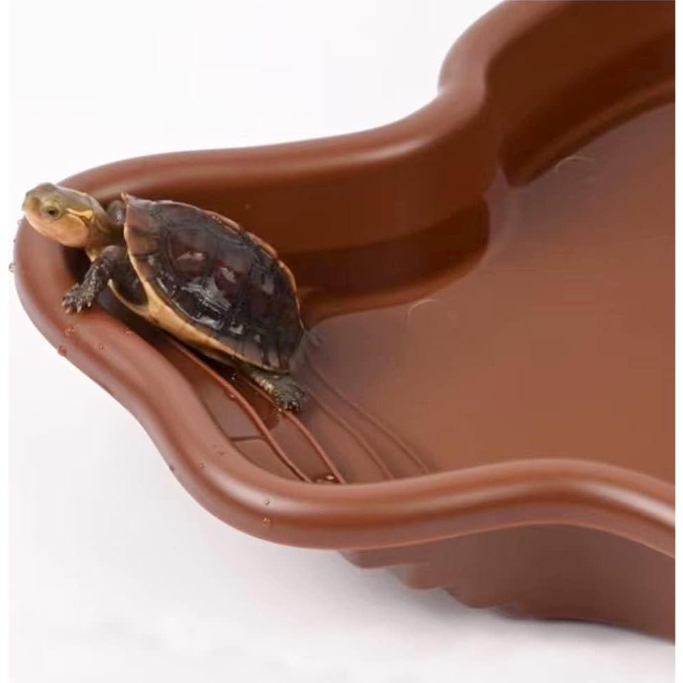 Tazón de Baño para Reptiles Flushbay 34x25cm Marrón