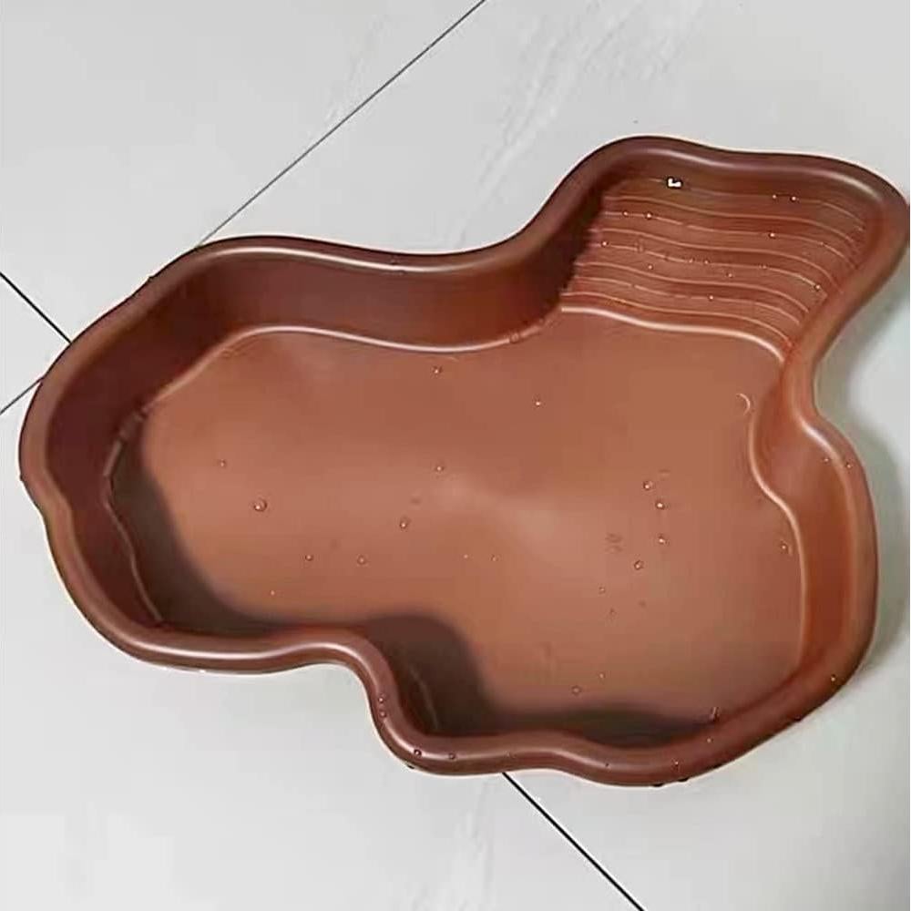 Tazón de Baño para Reptiles Flushbay 34x25cm Marrón