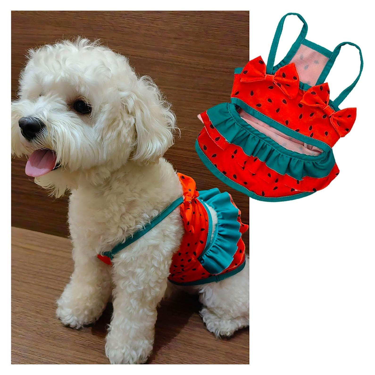 Bikini para Perros IMDOUBLEDOU Mediano Ropa de Verano