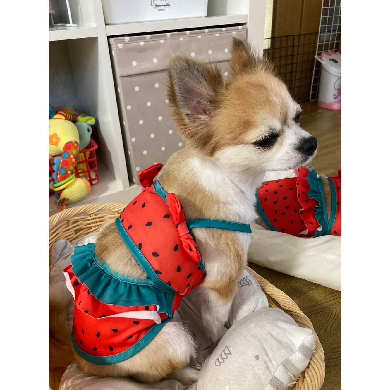 Bikini para Perros IMDOUBLEDOU Mediano Ropa de Verano