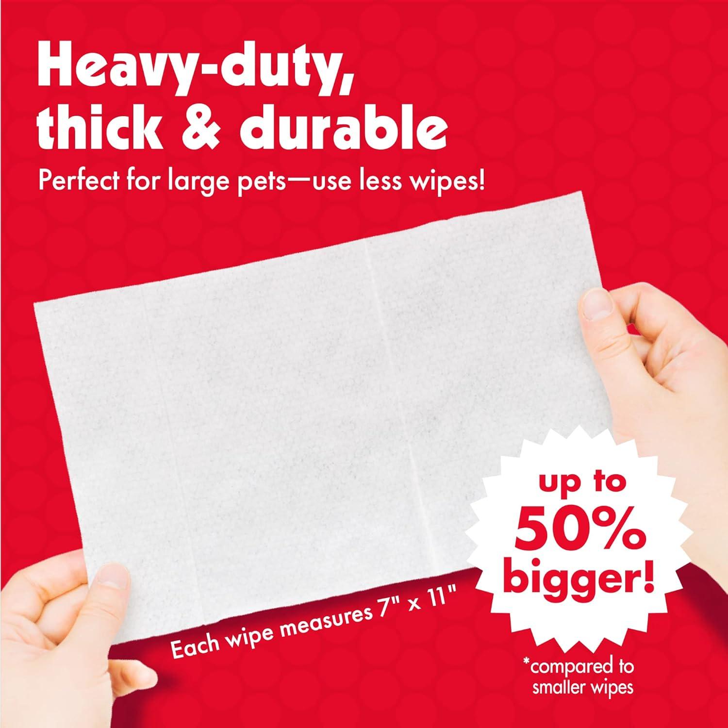 Toallitas para Mascotas Petkin 100 Unidades - Limpieza Suave y Efectiva