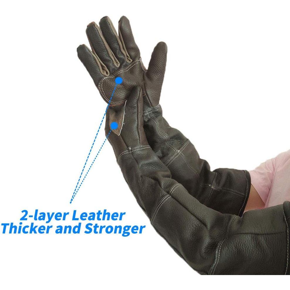 Guantes Impermeables YBB para Manejo de Animales 60 cm