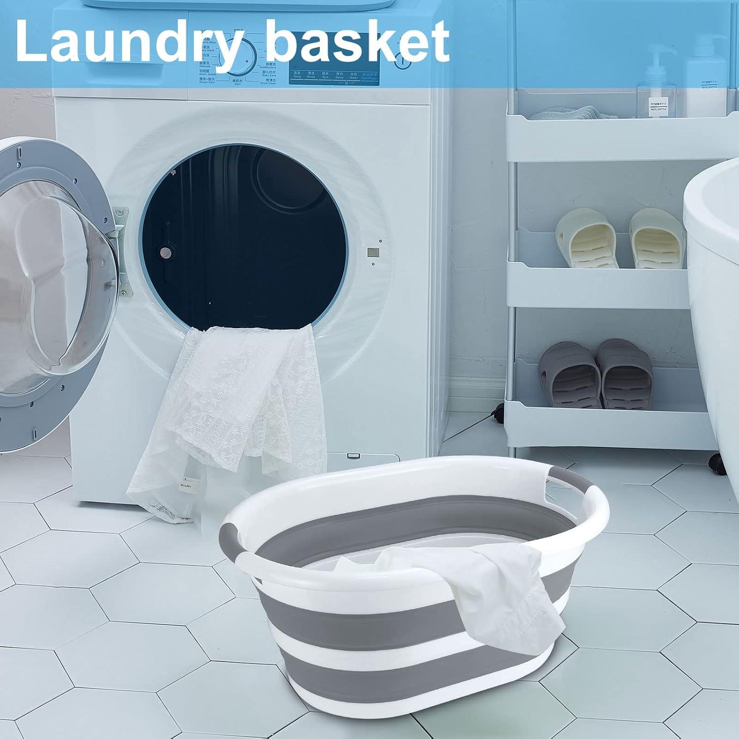 Bañera Plegable Multifuncional ddLUCK para Mascotas - Gris