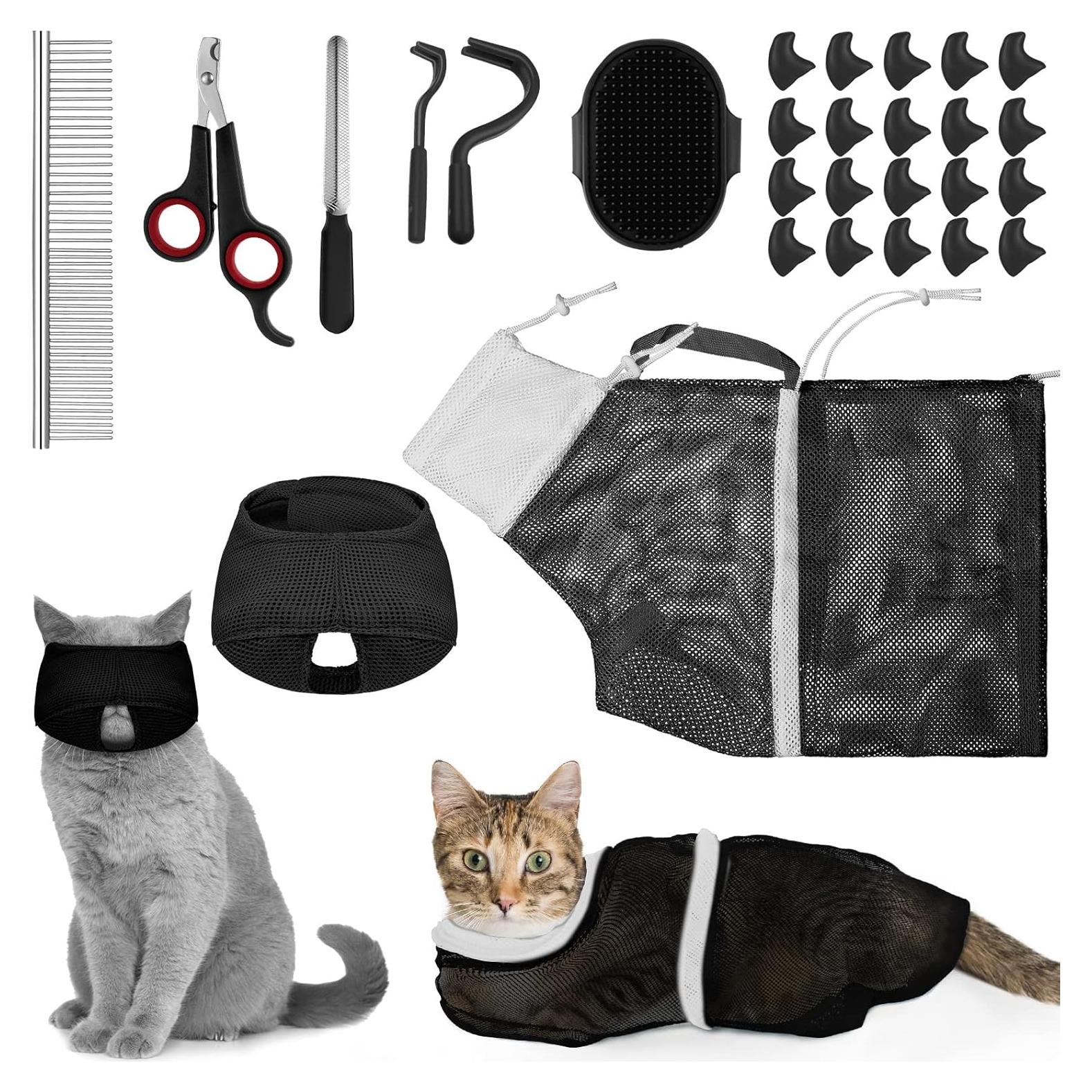 Kit de Aseo para Mascotas 9 en 1 Kritkin - Bolsa de Baño y Herramientas