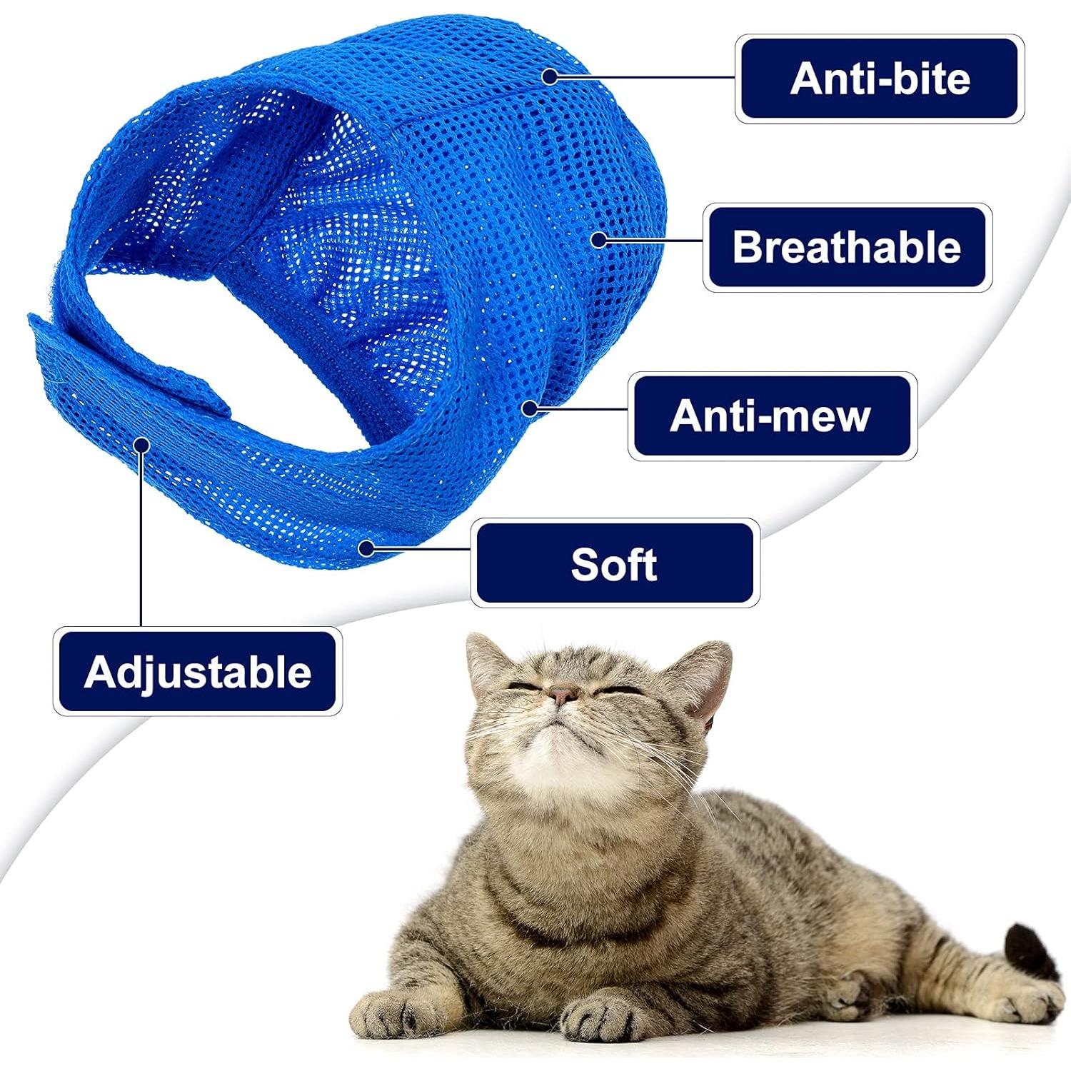 Conjunto de Aseo para Gatos Patelai 5 Piezas - Bolsa, Bozal, Cortauñas