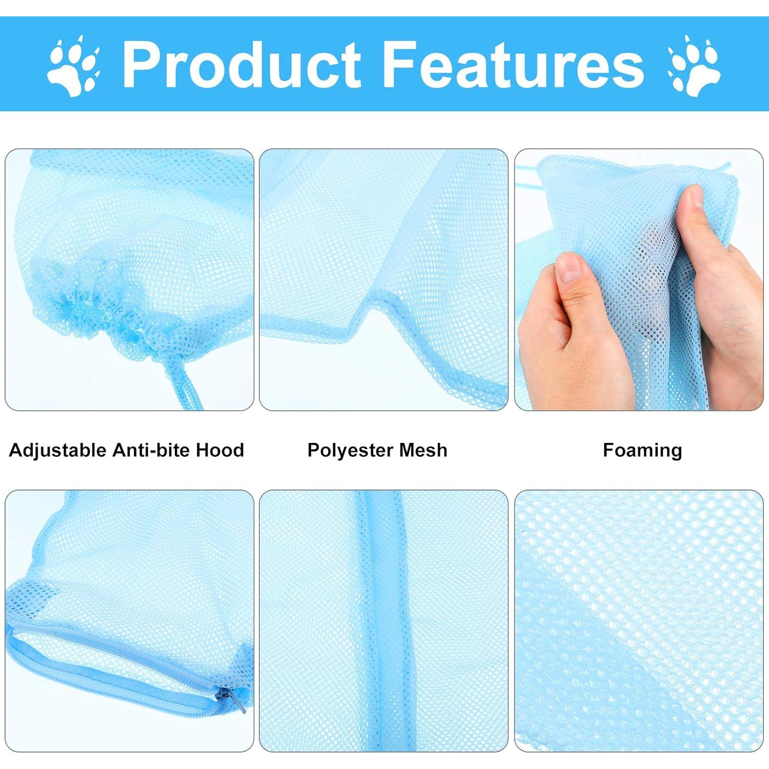 Conjunto de Aseo para Gatos Patelai 5 Piezas - Bolsa, Bozal, Cortauñas