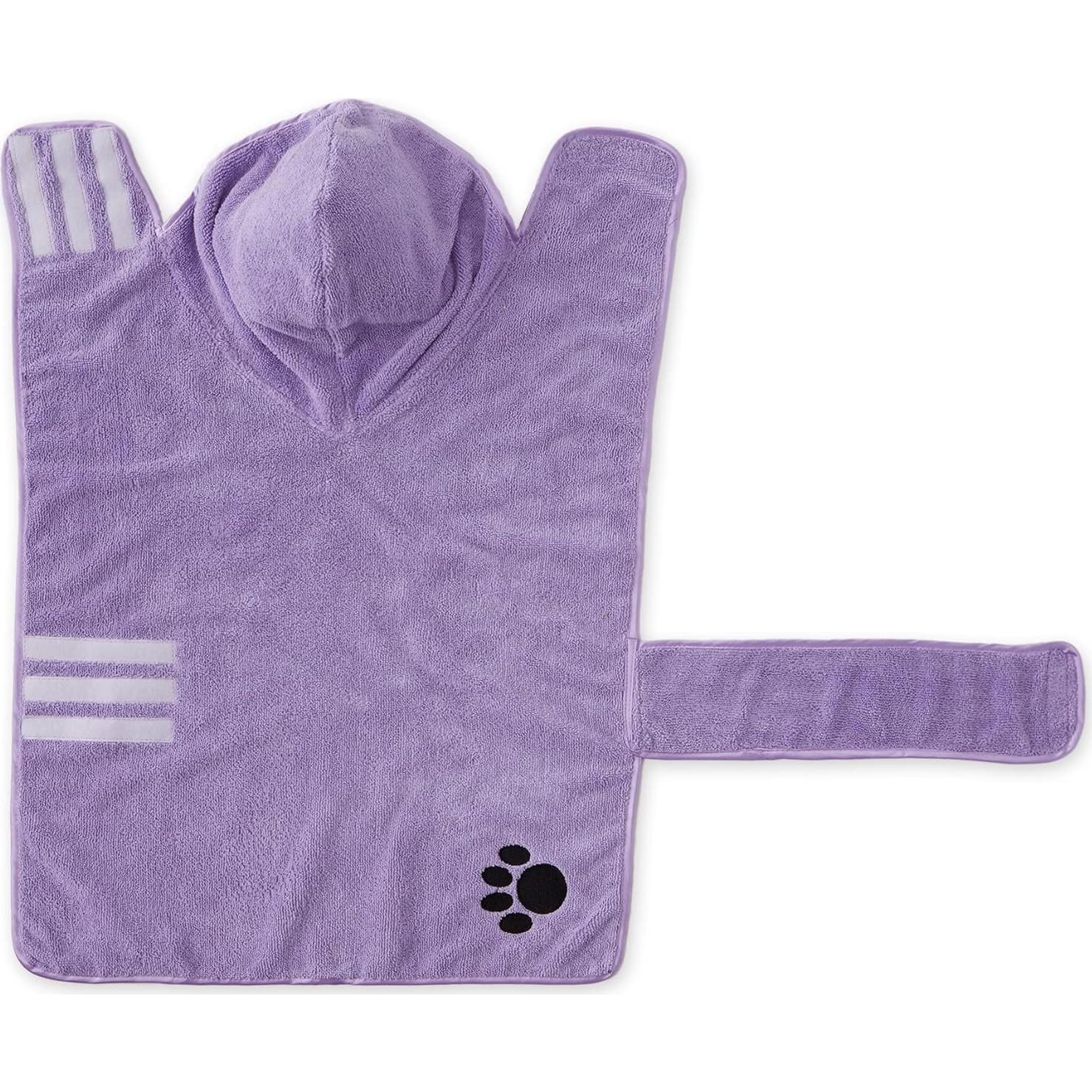 Bata para Mascotas Bone Dry Grande Microfibra Lavanda