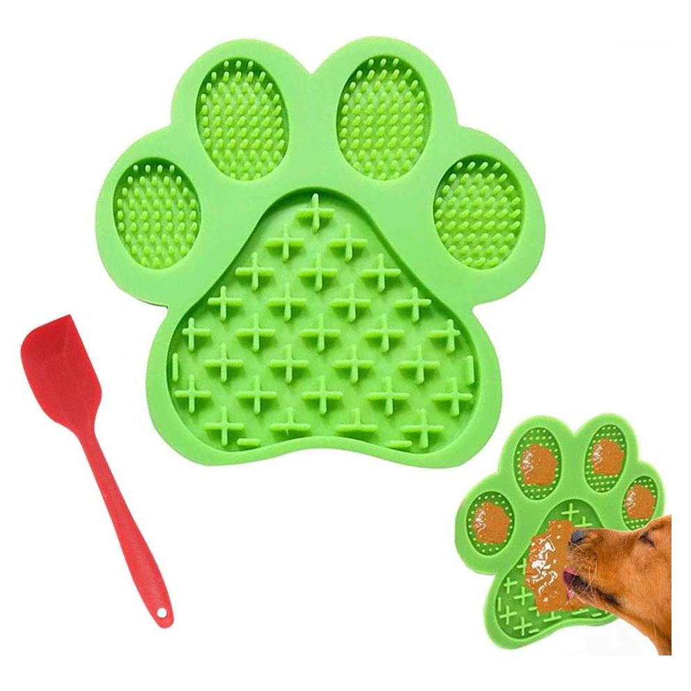 Alfombrilla de Lamer para Perros Uspace Verde 18 cm Silicona