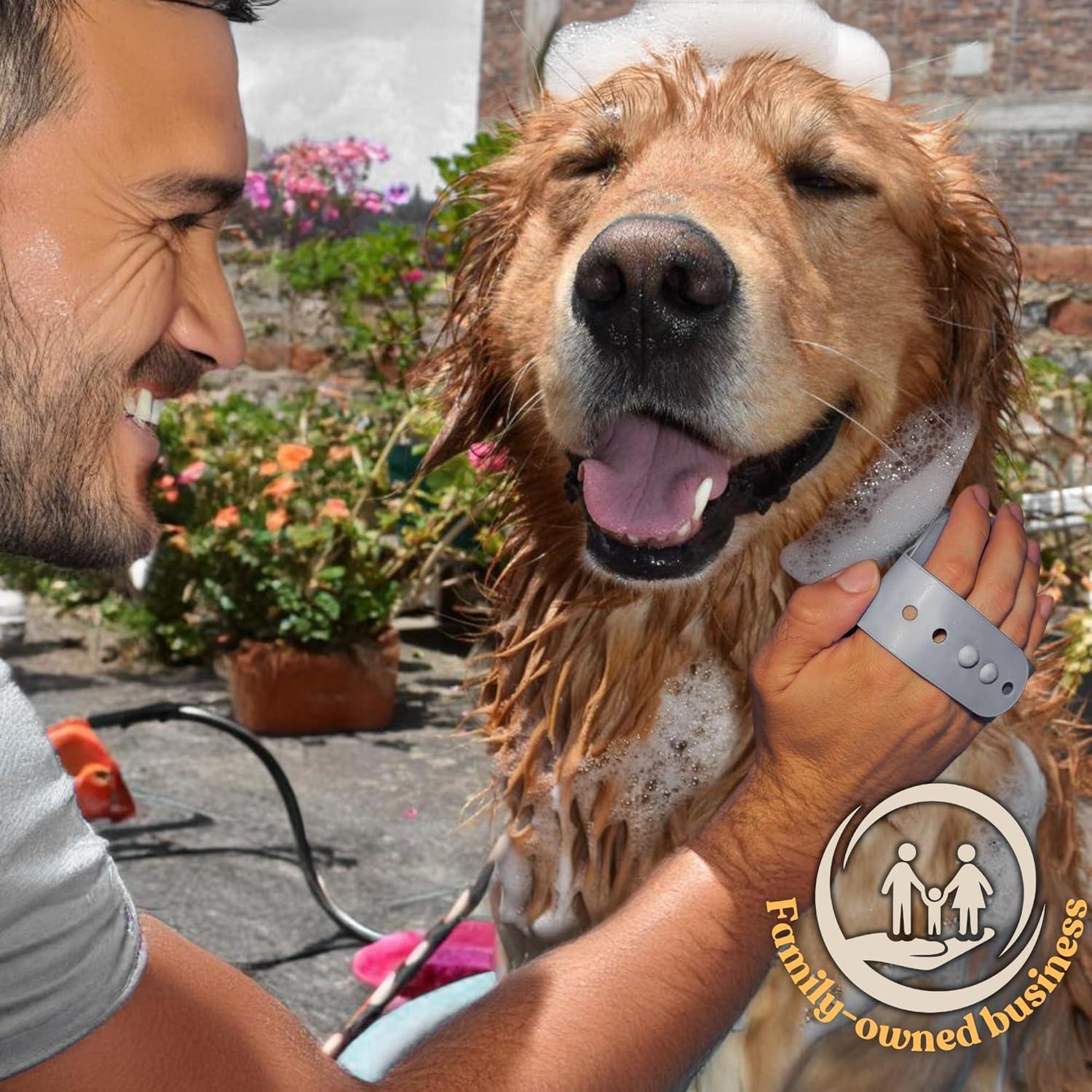 Cepillo de Baño para Perros y Gatos Dongguan - Silicona, 17.78x10.59cm