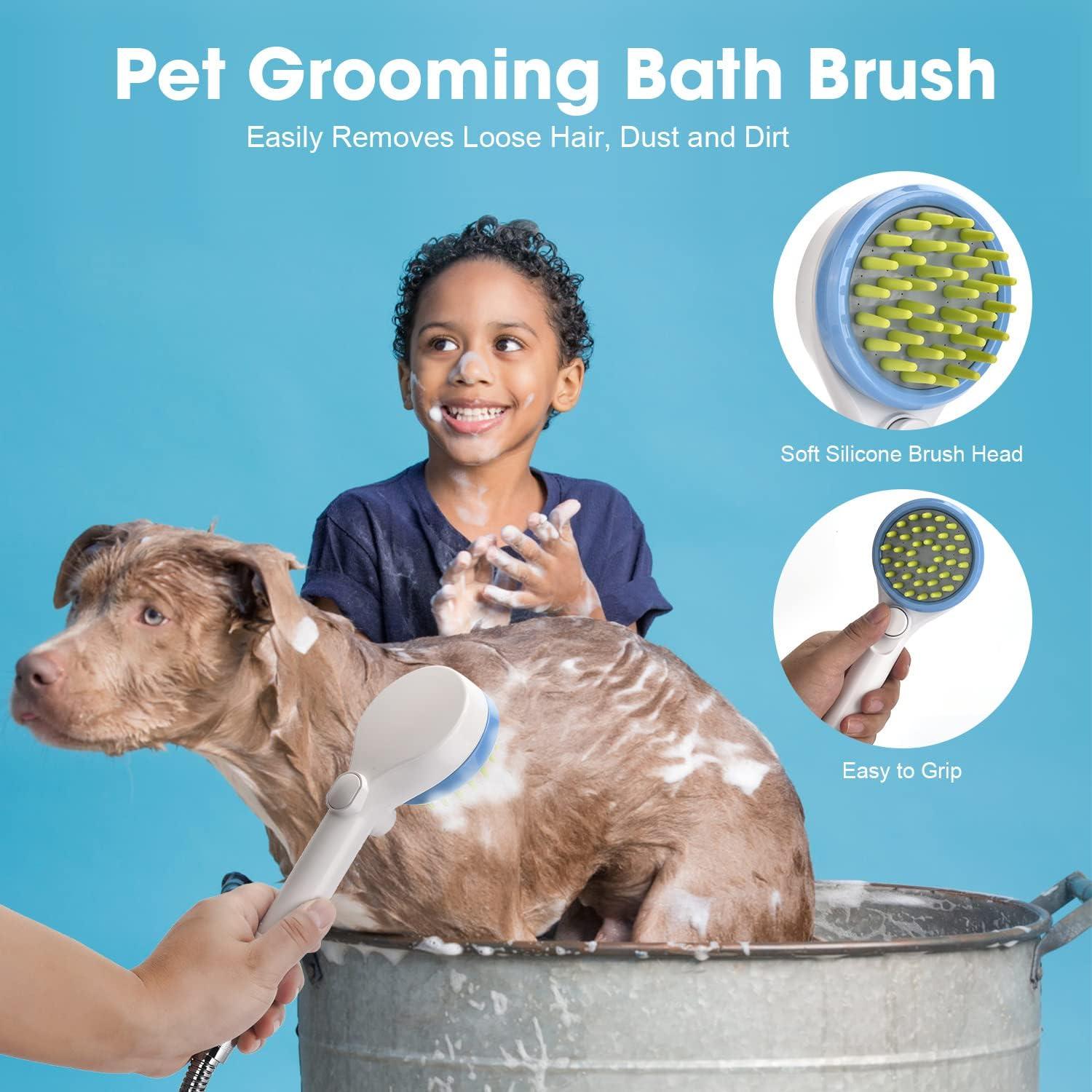 Accesorio de Ducha para Mascotas Coyfa 3 en 1 Azul 200 cm