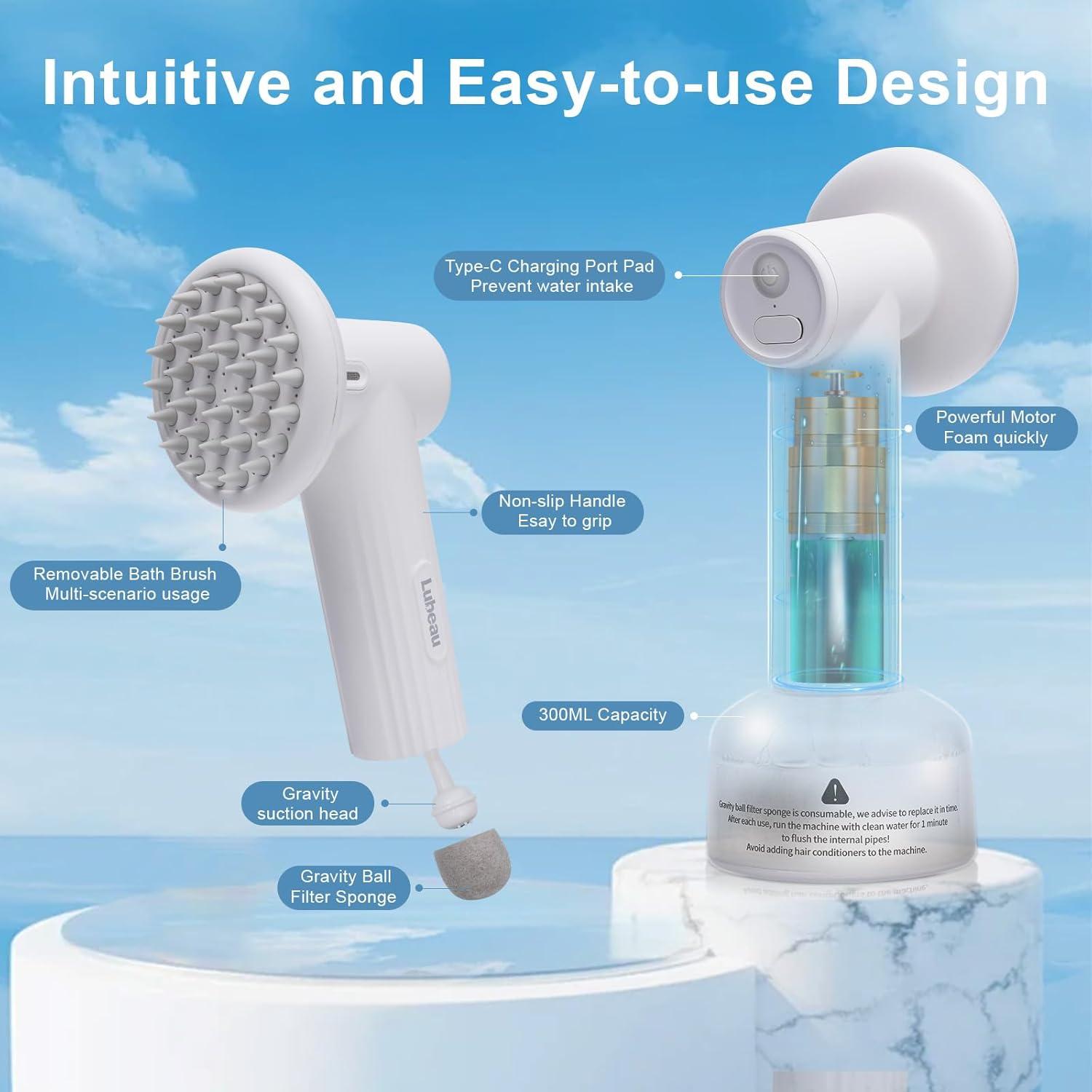 Dispensador de Champú Espumoso Eléctrico Lubeau para Perros