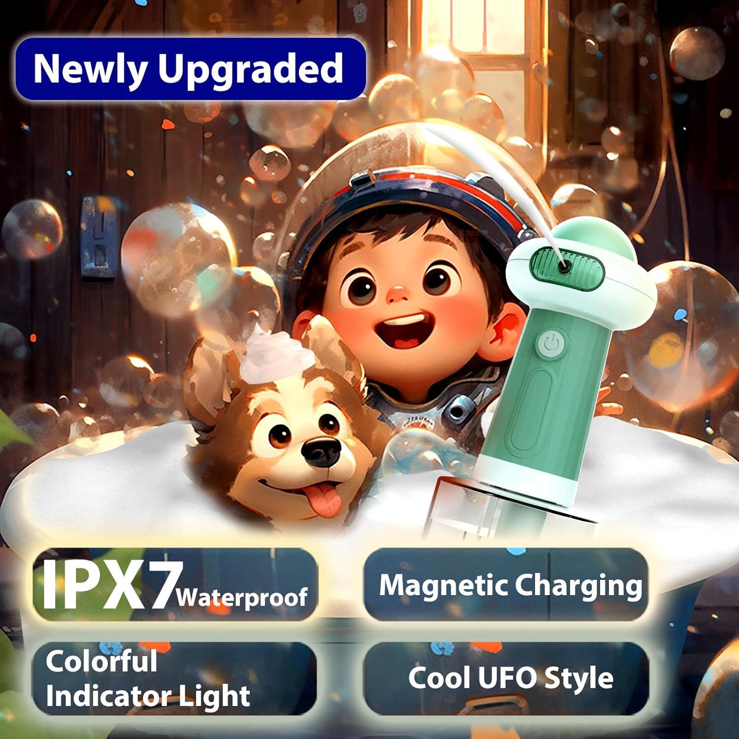 Dispensador Automático de Jabón para Perros NRYDEPET Verde